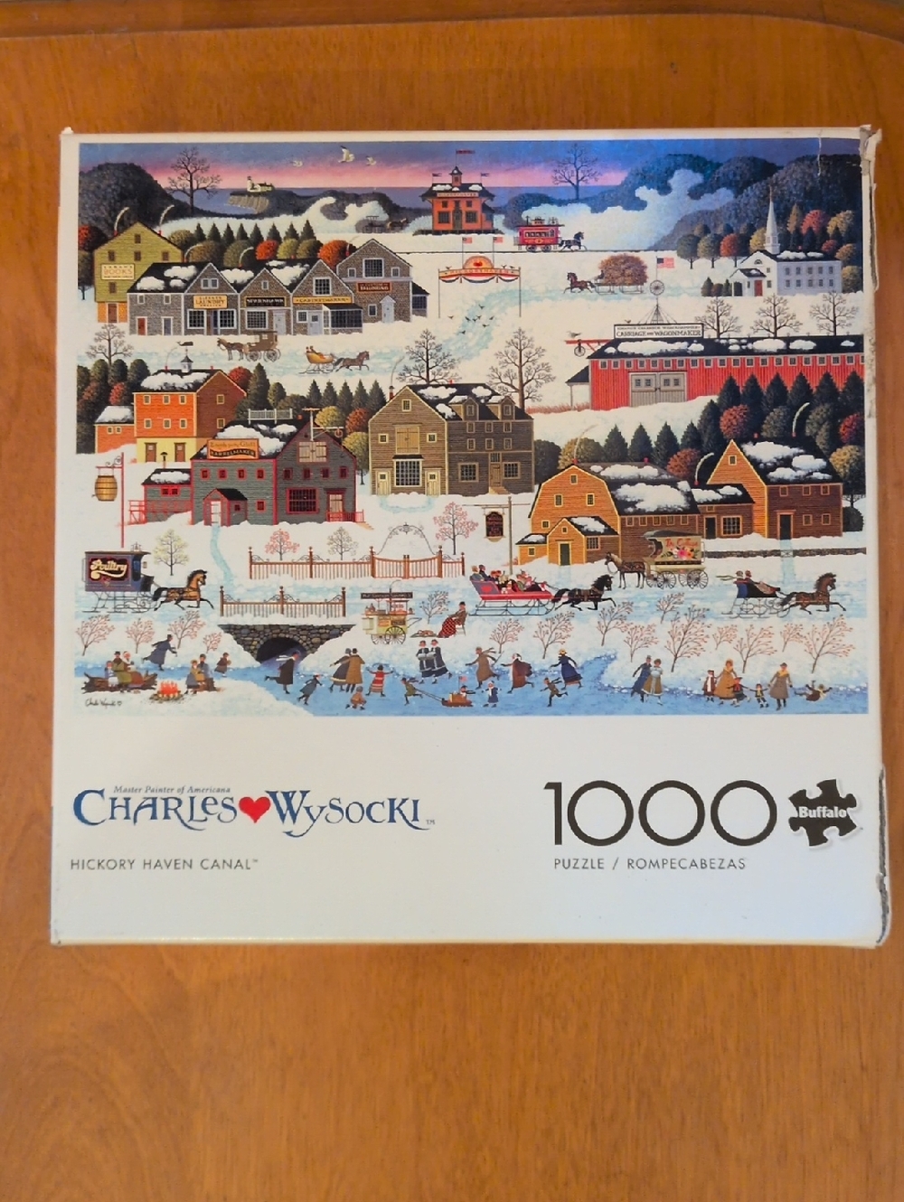Charles Wysocki Hickory Haven Canal 1000 Piece Puzzle